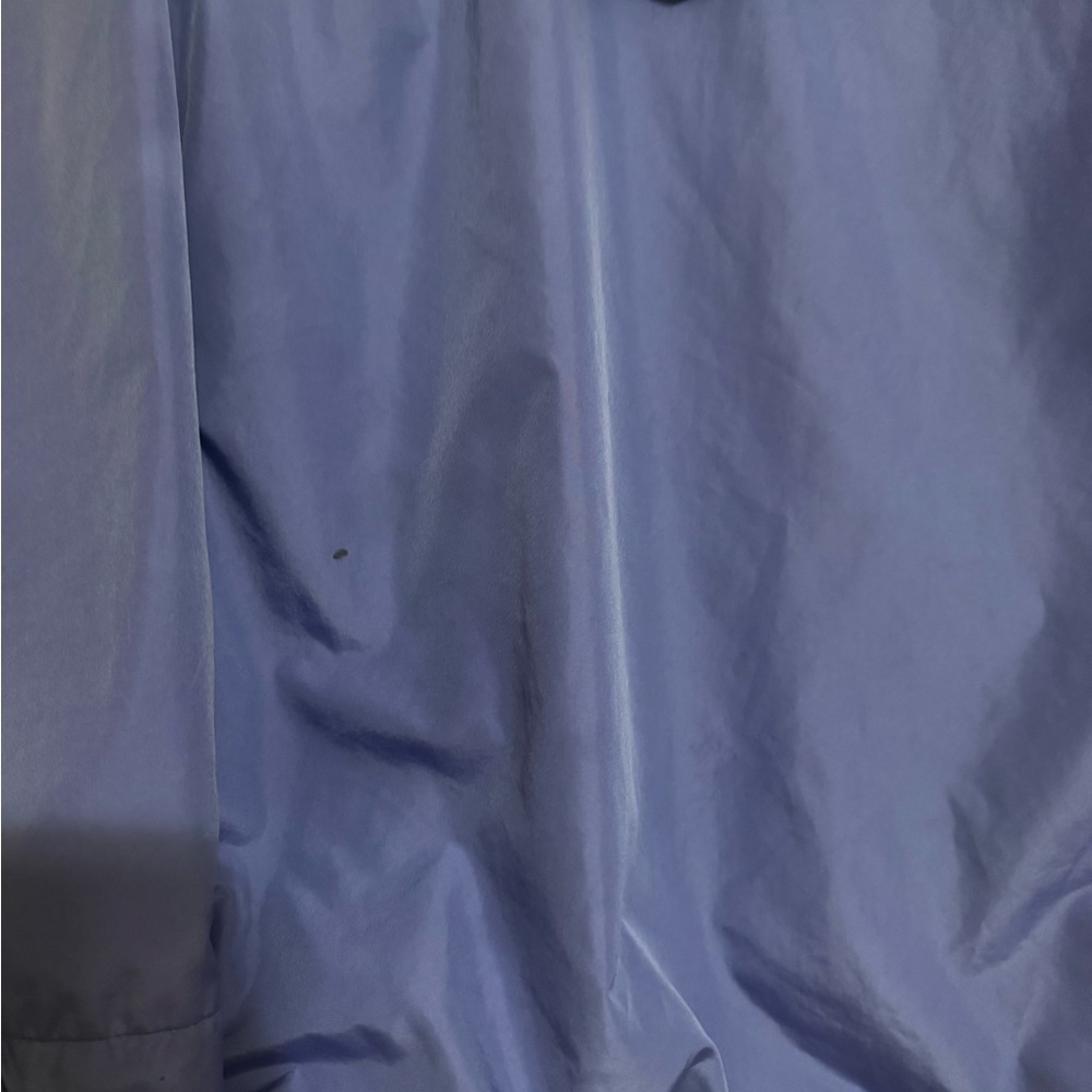 Lauren James lavendar windbreaker rain jacket hood hideaway pockets sz small - Picture 6 of 6